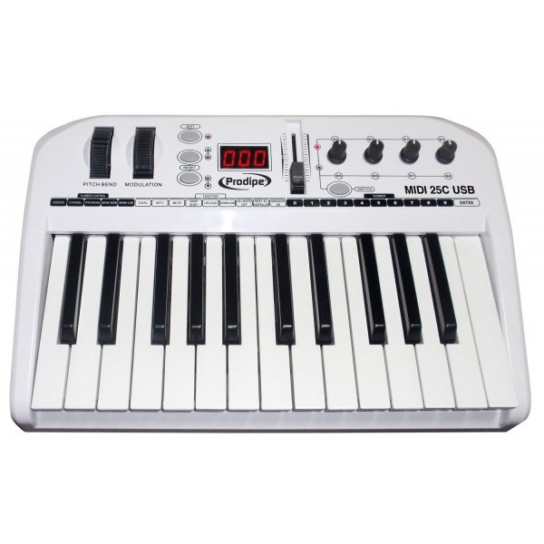 Prodipe MIDI USB Keyboard 25 C  Clavier maître - SONOLOGY Toulouse