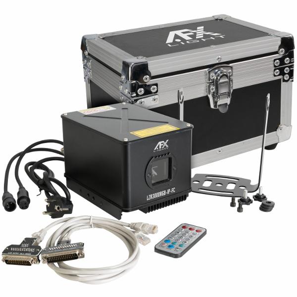 Afx Laser 3000mW PRO RGB FLIGHT CASE WATERPROOF