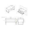 TV stand NorStone KHALM