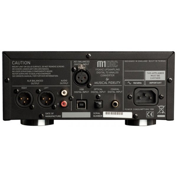 Musical Fidelity M1DAC Convertisseur SONOLOGY Toulouse