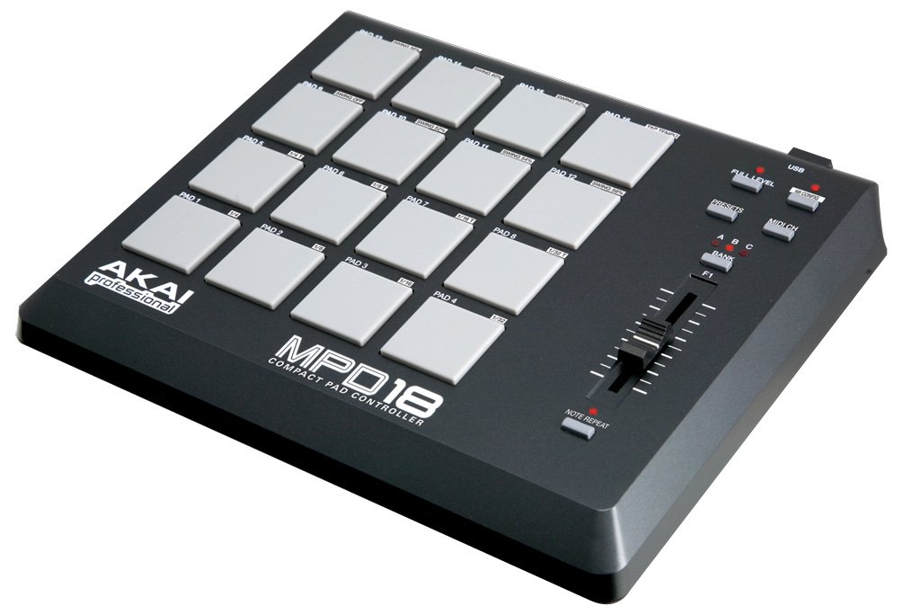 Akai Pro MPD18 | Contrôleur Midi - SONOLOGY Toulouse