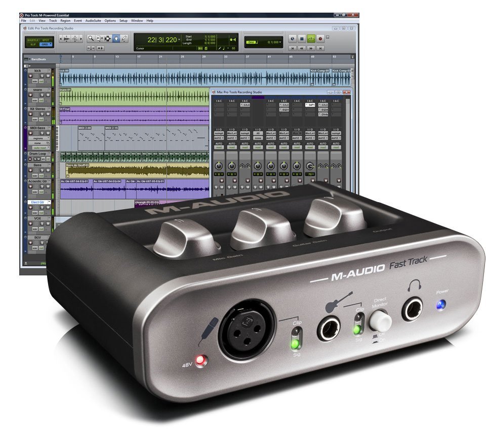 Внешняя звуковая карта m audio fast track usb