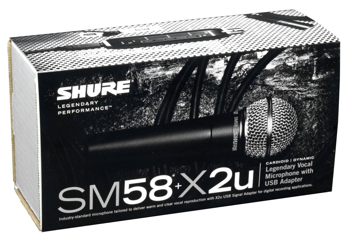 Shure SM58-X2U | Microphone - SONOLOGY Toulouse