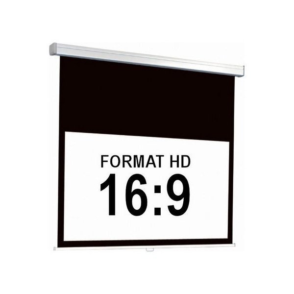 Kimex Ecran (manuel) de projection 200 x 113 Format 16:9