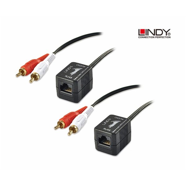 Lindy Convertisseur audio RJ45 / RCA (lindy 70460)