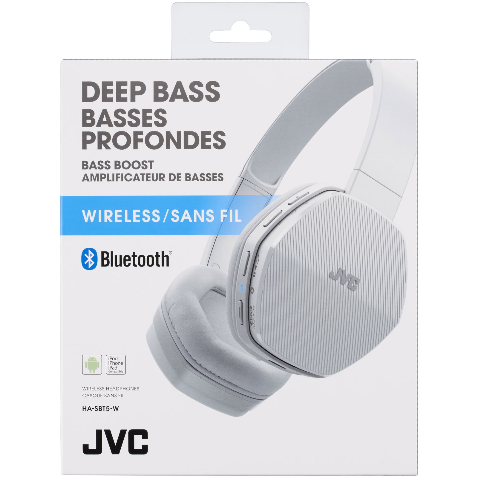 JVC HA-SBT5A Over-Ear Bluetooth Headphones