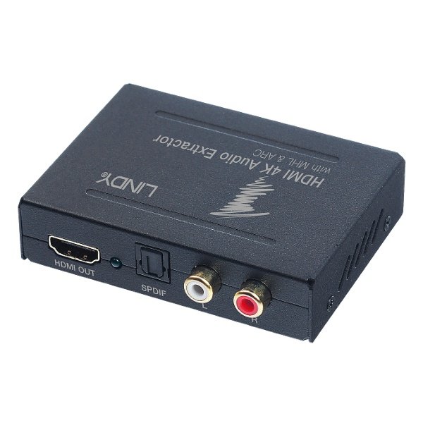 Lindy HDMI audio extractor 4K with MHL ARC and bypass