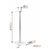 Hifi-Vidéo  Accessories-connectiques Vogel's SOUND 4301 - Stand for Sonos PLAY 1 (white)