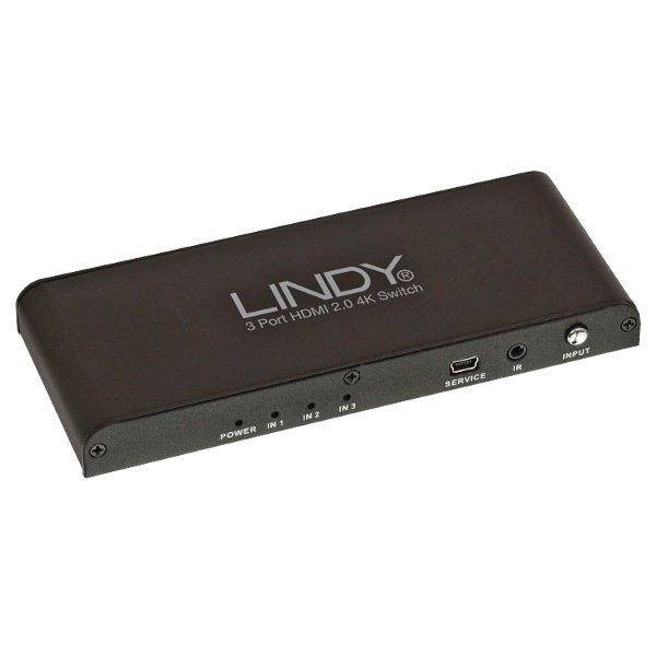 Lindy Switch HDMI 2.0 4K UHD 3:1 3D 2160p60 and 4K