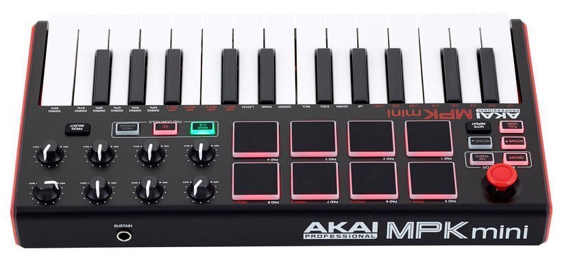 Akai Pro MPK-MINI-MK2 | Clavier maître - SONOLOGY Toulouse