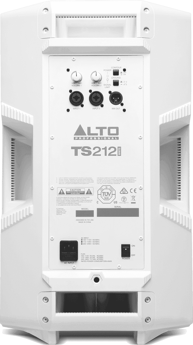 Alto TS212 ( Blanc ) | Enceinte de Sonorisation - SONOLOGY Toulouse