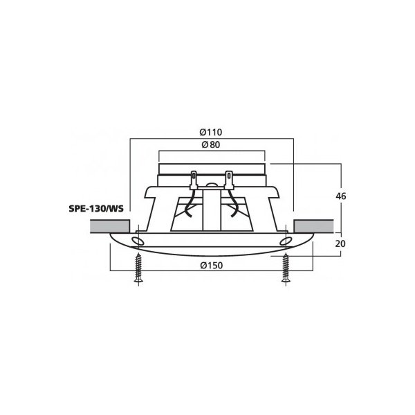 Monacor SPE-130/WS