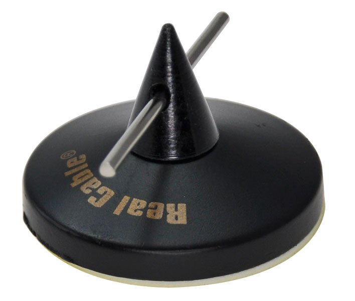 Real Cable LOT DE 4 POINTES-CONTRE POINTES C880A Noir 