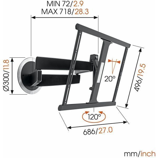 Vogel's Support TV Orientable - NEXT-7345