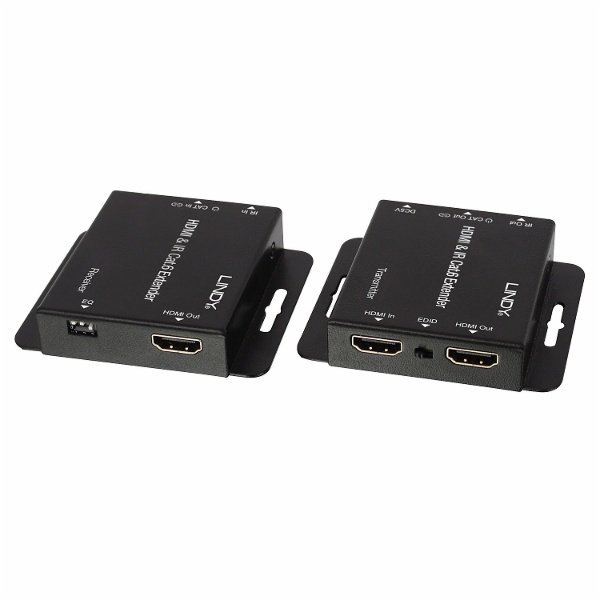 Lindy Kit Extender HDMI et IR Cat.6 avec port HDMI local - 50m