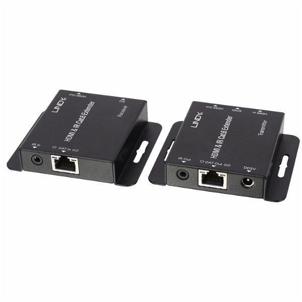 Lindy Kit Extender HDMI et IR Cat.6 avec port HDMI local - 50m