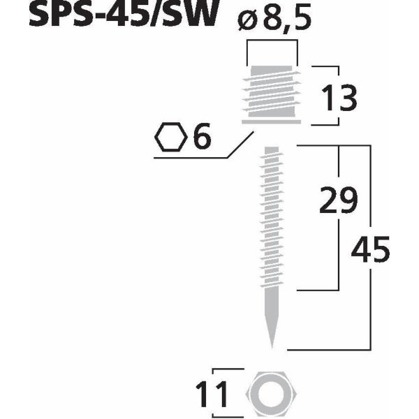 Monacor SPS-45/SW