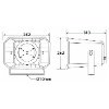 Enceinte de Sonorisation Audiophony PHP650 - Projecteur de son 50W 100V / 8 ohms IP55