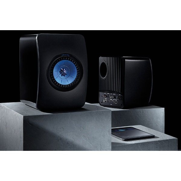 KEF LS50 Wireless Noir/Bleu 