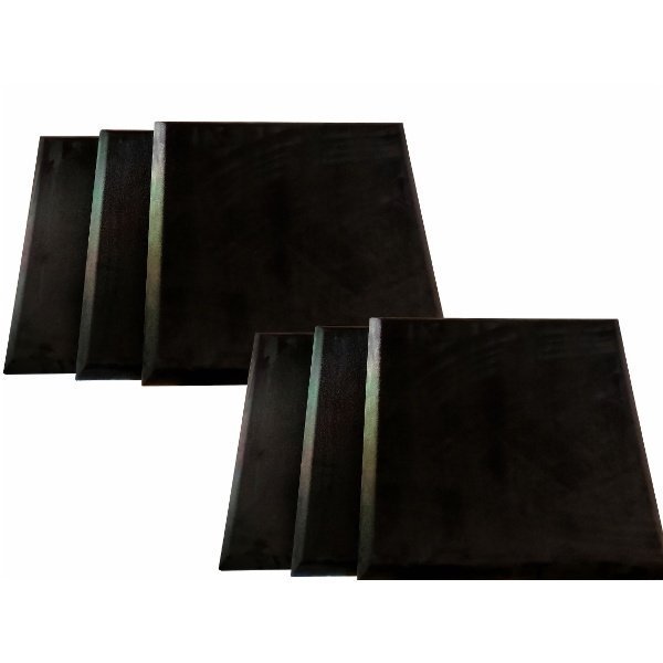 Artnovion Loa SQR Absorber - tissu noir Nero - lot de 6
