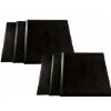 Artnovion Loa SQR Absorber - tissu noir Nero - lot de 6