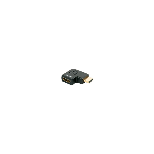 Adaptateur Coudé Toslink 90° Lindy - Mâle Vers Femelle, Pivotable à 360°, Contacts Dorés