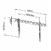 Support & Fixation Ecrans Kimex Support mural fixe pour écran TV LCD LED 42-70