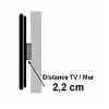 Support & Fixation Ecrans Kimex Support mural fixe pour écran TV LCD LED 42-70