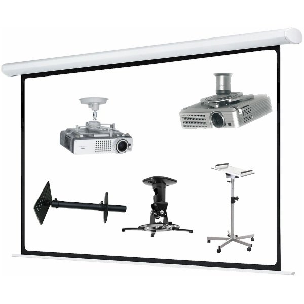 Support mural fixe pour vidéoprojecteur, orientable, 4 pattes, Accessoires  de projection vidéo